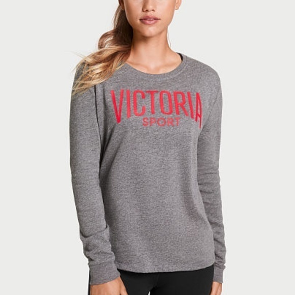 Victorias Secret Sport Sweatshirt Fleece Pullover - Picture 4 of 8